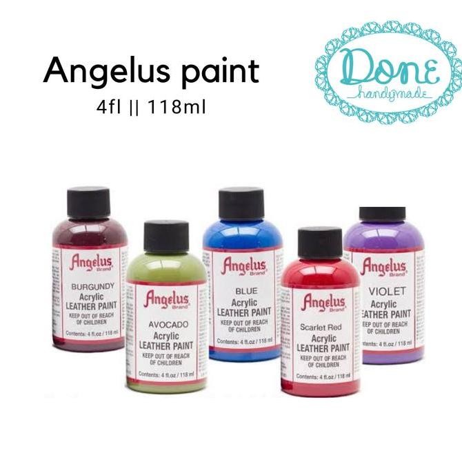 

NEW Angelus paint cat kulit cat lukis angelus leather paint acrylic laint