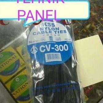 

Diskon! Cable Ties KSS CV-300 30cm x 4.8mm Hitam - Cable Tie Tahan Tarik Isi 100pcs