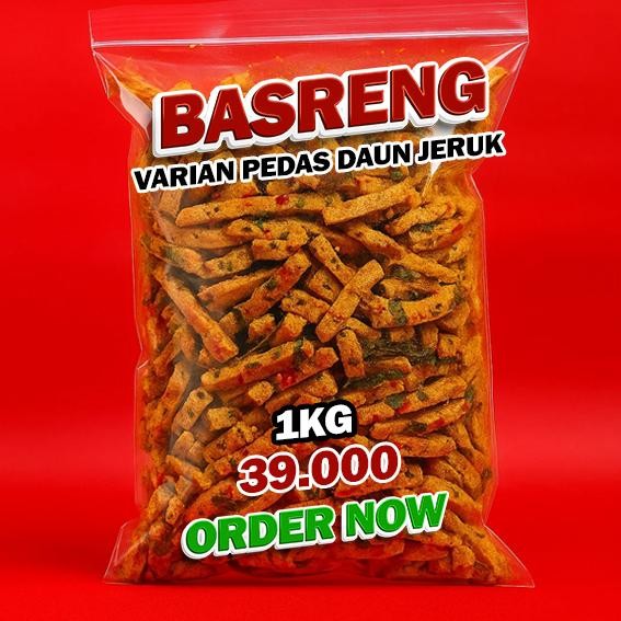 

Basreng Stik Original Pedas Daun Jeruk Viral 1KG Cemilan Sultan Cianjur Paket Reseller Murah Banyak