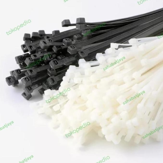 

Diskon! Kabel Ties 4.8x400mm / 40cm - Cable Ties Tali Pengikat Tebal Serbaguna