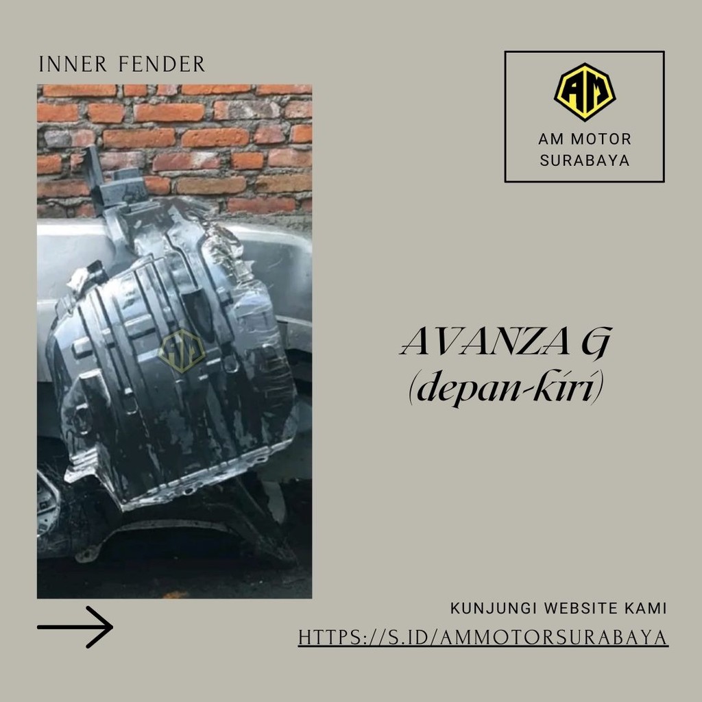 Inner Fender AVANZA G (depan kiri)
