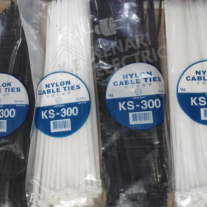 

Diskon! Cable Ties KS 300 x 4.8mm - Tali Ties Insulok Panjang