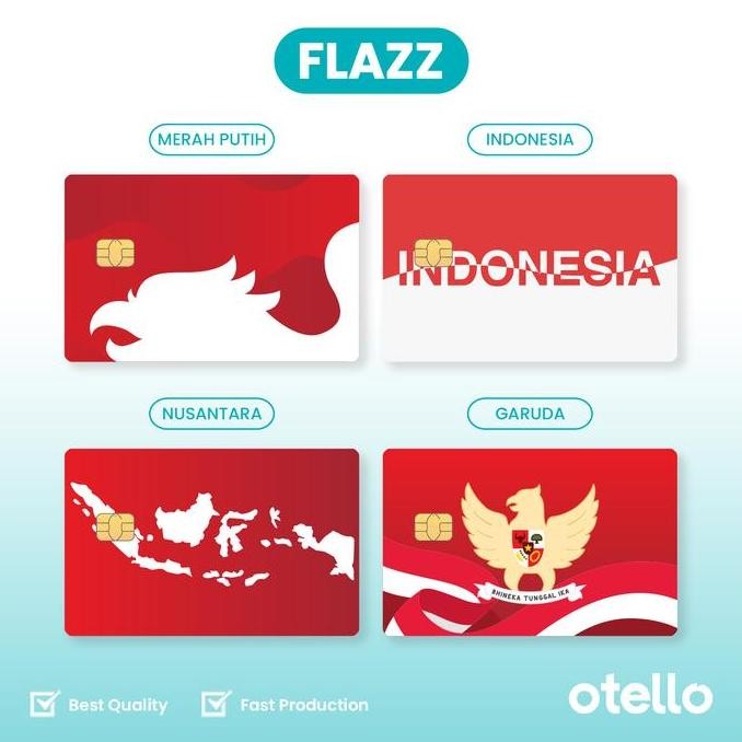 (Allthebest) Kartu Flazz BCA Indonesia Dirgahayu RI 17 Agustus eToll Kemerdekaan