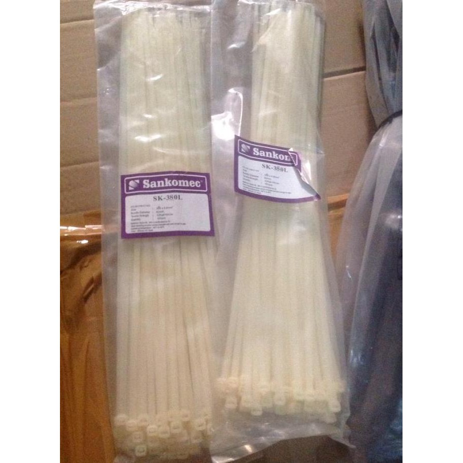 

Diskon! Kabel Ties SANCOMEC SK-380L 380mm x 7.6mm - Cable Tie Panjang Serbaguna