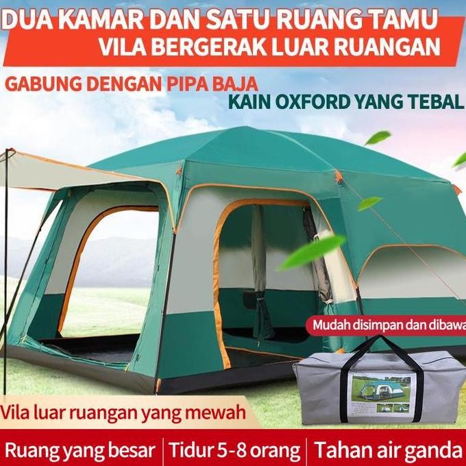 Tenda Camping 5-8 Orang/Portable Waterproof Camping Tent