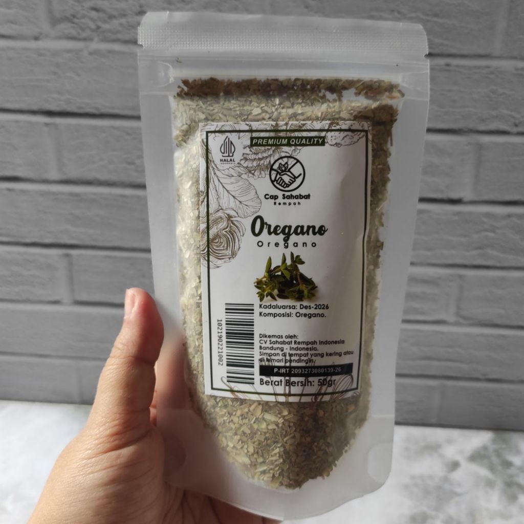 

Rempah Oregano 50gr - Rempah JSR / Nora Healthy Food