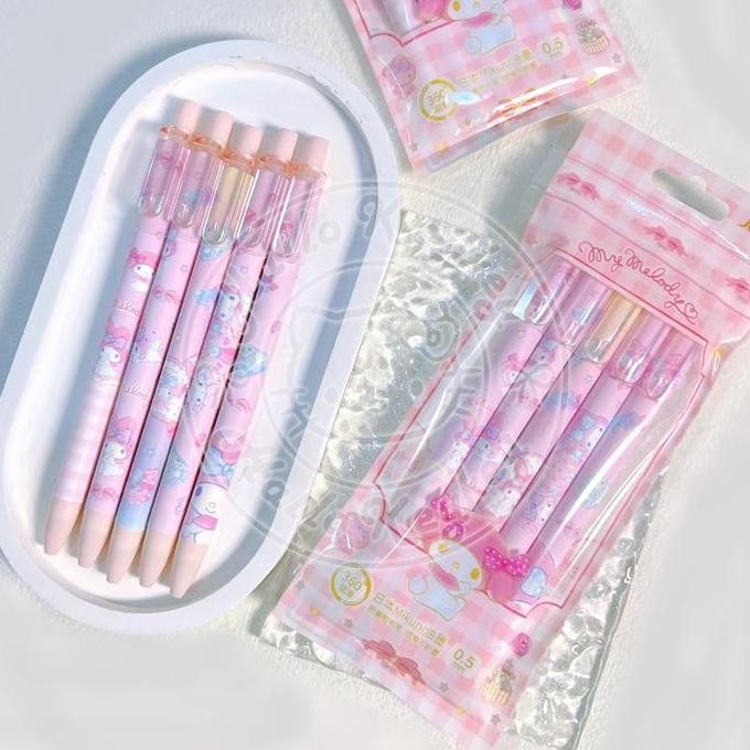 

Set Gel Pen Isi 5 Pcs Melody Original Sanrio