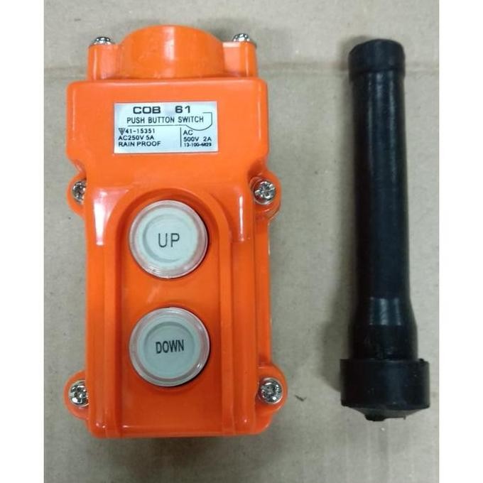 

Promo Kasuga COB 61 Push Button Hoist 2 tombol - crane gondola tackel chain COD