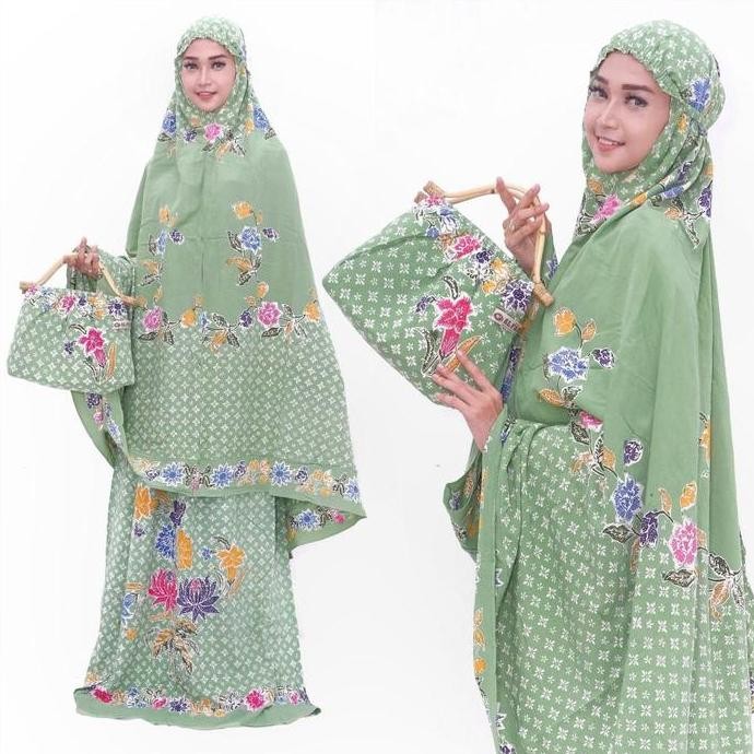 (Allthebest) mukena batik encim pekalongan Al fariz