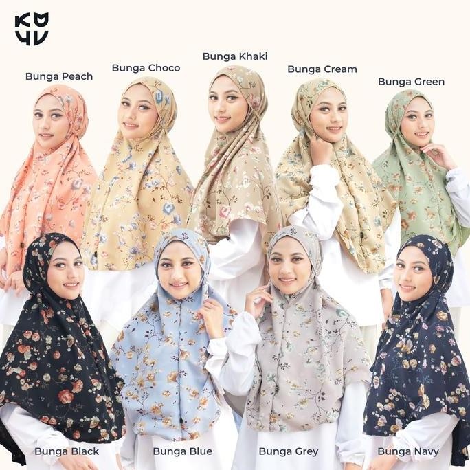 (Allthebest) BERGO MOTIF TIARA by Koyu Hijab