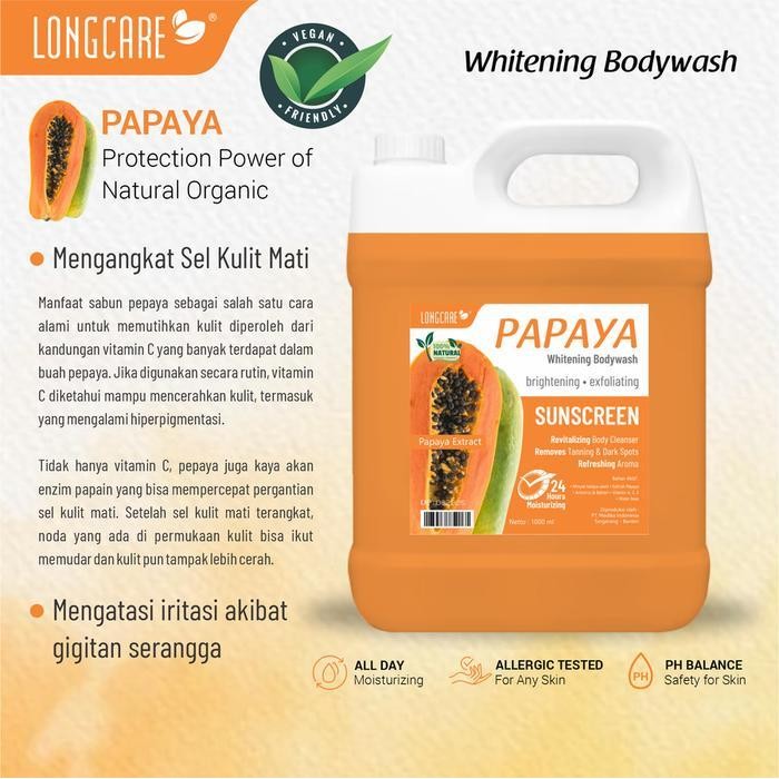 PH Sabun Mandi Cair Organik Pepaya | Sabun Mandi Cair Belerang Mengobati Gatal Gatal Pada Kulit