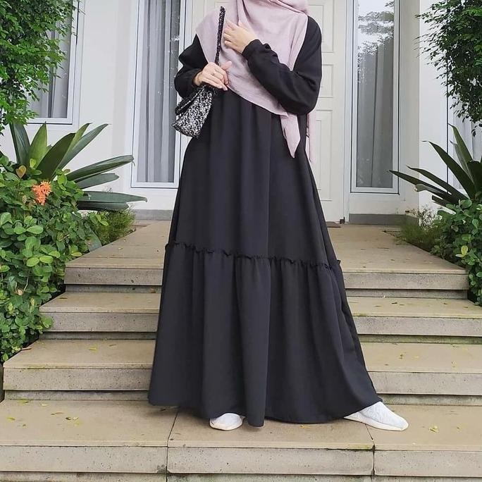 (Allthebest) Jovinna Gamis Maxi Dress Muslim Wanita