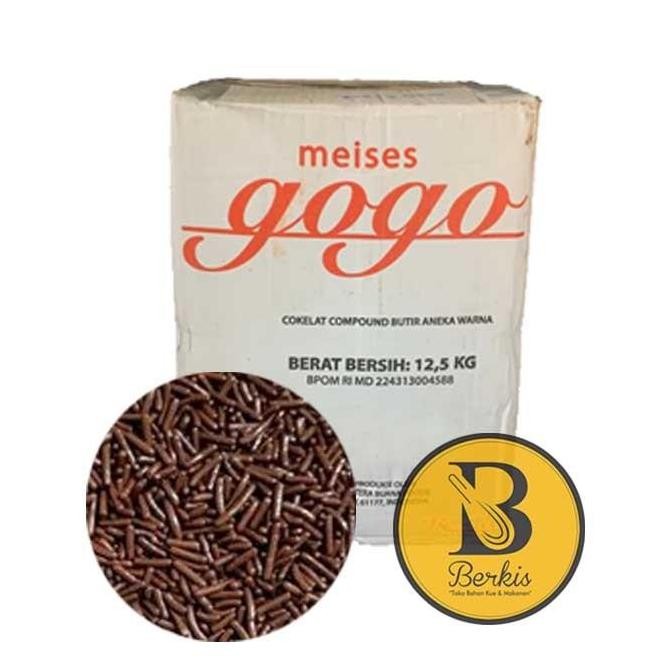 

(Allthebest) Meses Gogo Chocolate 1 Kg Repack ; Meises Mesyes Coklat