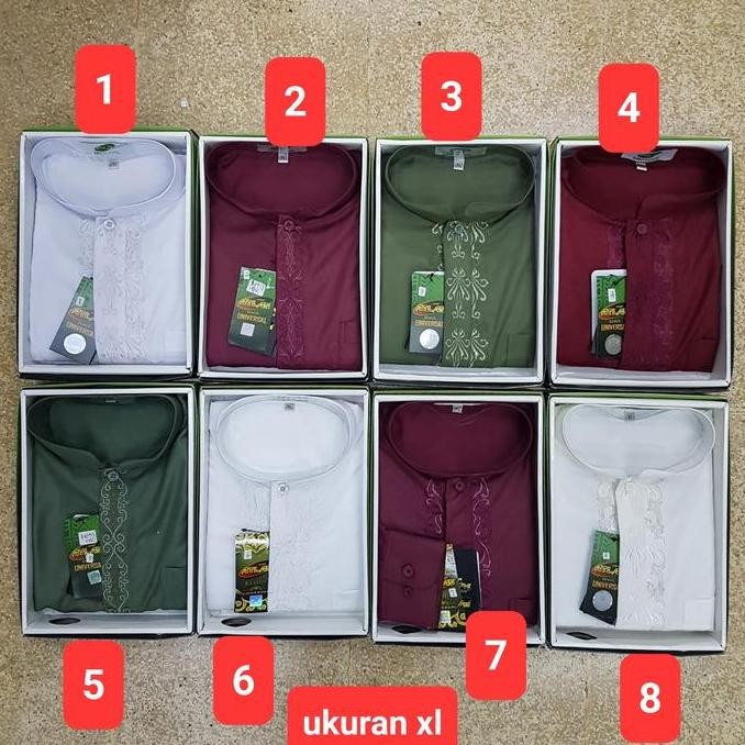 Baju Koko Atlas lengan panjang original ukuran XL