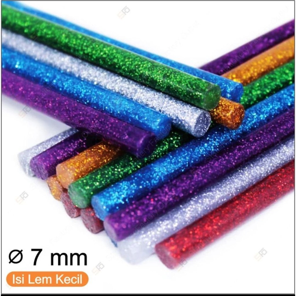 

Isi Lem Tembak Kecil Warna - Compatible for Joyko GG-850 GG-852 warna bervariasi - Glitter Merah