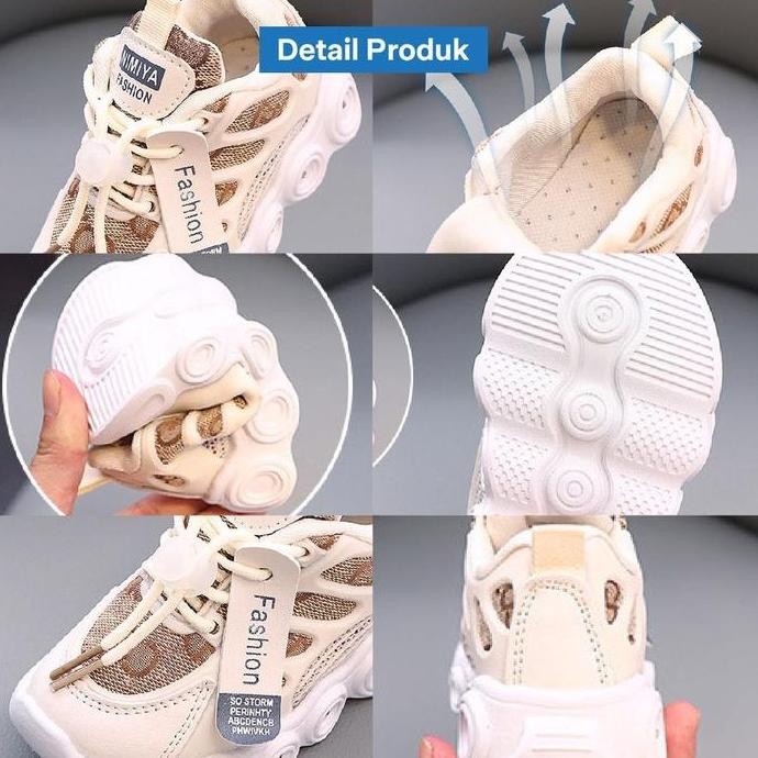 

LAPAGO - Sepatu Sneaker LED Anak Kaki Laki Perempuan Model Usia 1 - 5 Tahun Type MCD HS