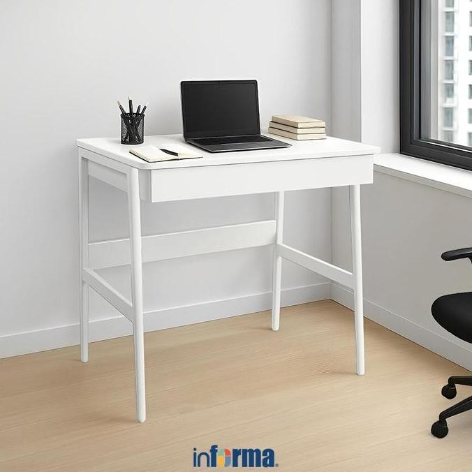 Informa Brodie Meja Kantor - Putih