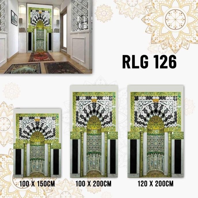 (Allthebest) Stiker Dekorasi Musholla / Mihrab Dekorasi dinding ruang Musholla wallsticker Kaligrafi