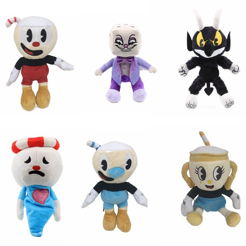 Petualangan Cuphead Permainan Cuphead Cuphead Mug Man Mugman Boneka Mainan Plush FHHS