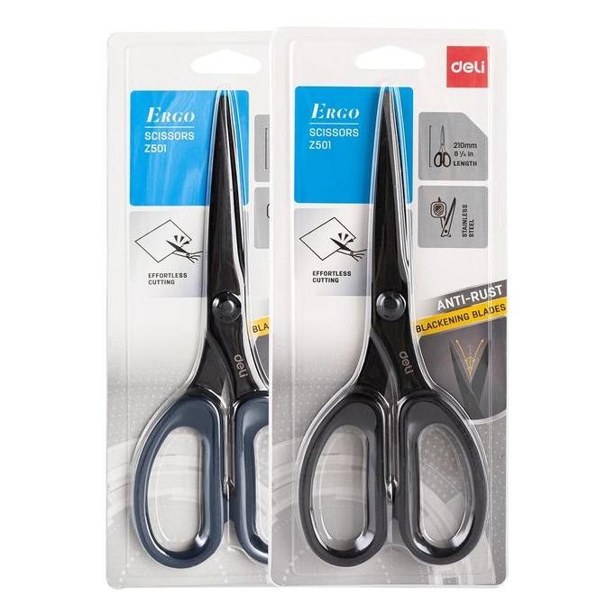 

Deli Scissor / Gunting Serbaguna Anti Karat Pisau Tajam Ez50X Stainless Pasti Ori