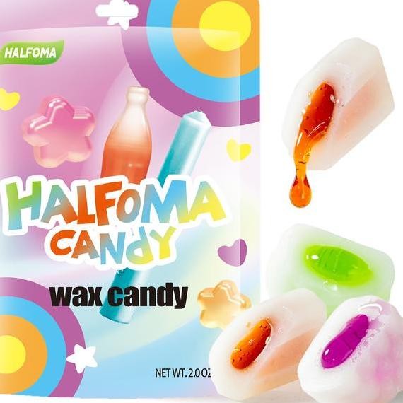 

Selai Permen Lilin Halal Dengan Berbagai Bentuk Dan Rasa 32Pcs Candy Food Sna Lemon Camilan Makanan