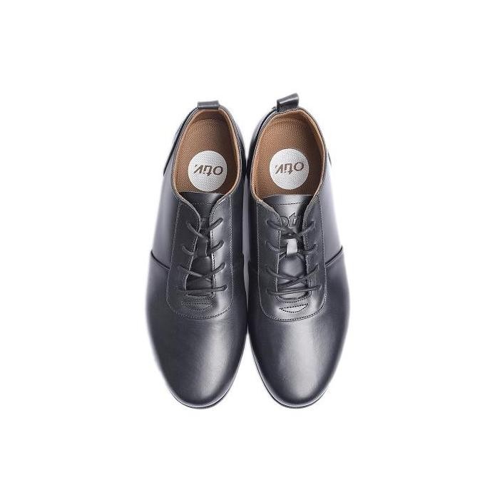 Otiv Osaka Black - Sepatu Kerja Kulit New Stok