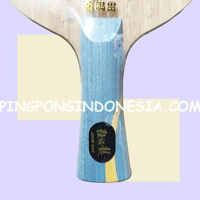 DHS HURRICANE MA LONG 5 Golden Slam - Blade Kayu Pingpong Tenis Meja Bat Bet V 5 Ma Long Special Ver