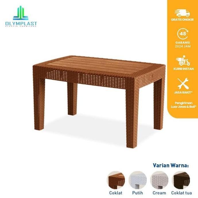 Meja Makan Plastik Rattan Meja Ruang Tamu Minimalis Meja Belajar Oct