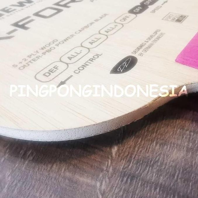 GEWO Ex-Force PBO-PC OFF - Kayu Pingpong Blade Tenis Meja Bet Bat Off ExForce PBO PC Kayu TenisMeja
