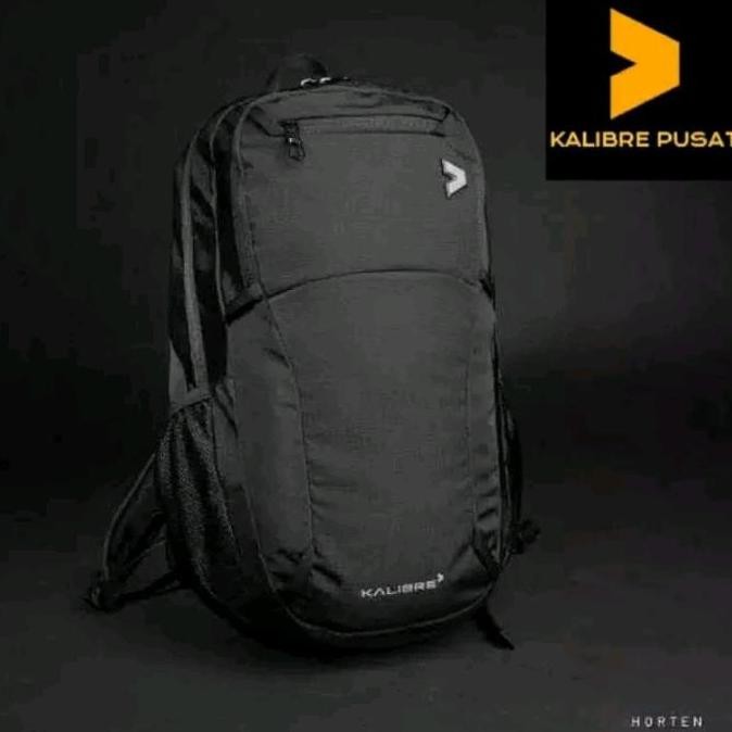 Backpack Kalibre Horten 21L Original Tas Ransel Laptop Kalibre Tas Punggung Laptop Hitam Sekolah Co