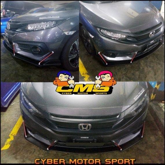 lips bumper civic turbo type R. Front lips civic turbo. winglet honda Best Original