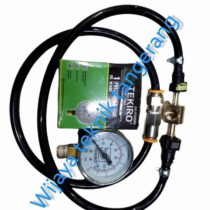Tekiro Presure Tekanan Injeksi Alat Ukur Tekanan Fuel Pump Universal