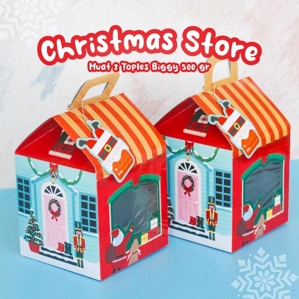 

10 pcs Box Natal - Red Christmas Store 2 toples biggy aSt