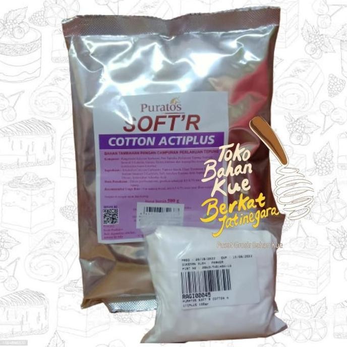 

Soft Cotton Actiplus Puratos / Pelembut Roti Kualitas Terbaik Harga Termurah