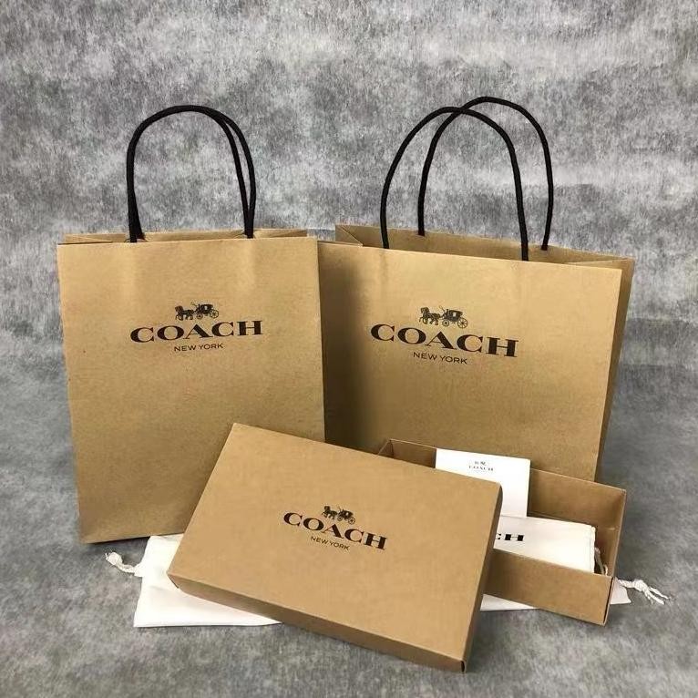 

Coach Dust Bag Paperbag Box Giftbag Accessories Bag (WRAP WITH CARE & Card Box) aSt