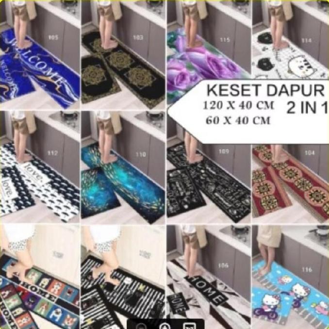 KESET DAPUR 2 IN 1 KARPET ALAS DAPUR RUMAH