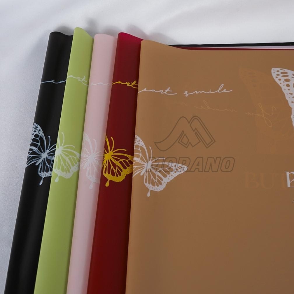 

20 Pcs Flower Wrapping Kertas Bunga Motif kupu-kupu Cellophane Paper Untuk Buket Bucket Bunga aSt