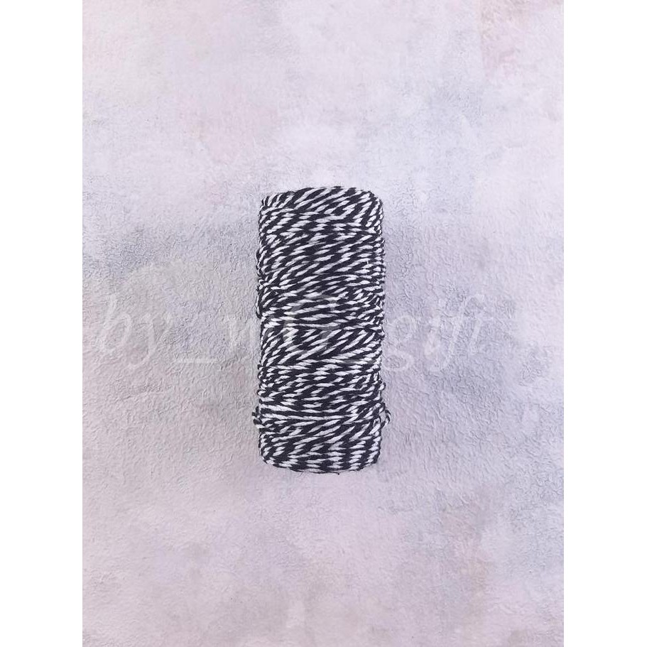 

Baru Pita Tali Katun Hitam 2mm x 100 Meter Untuk Jahit dan Hiasan DIY