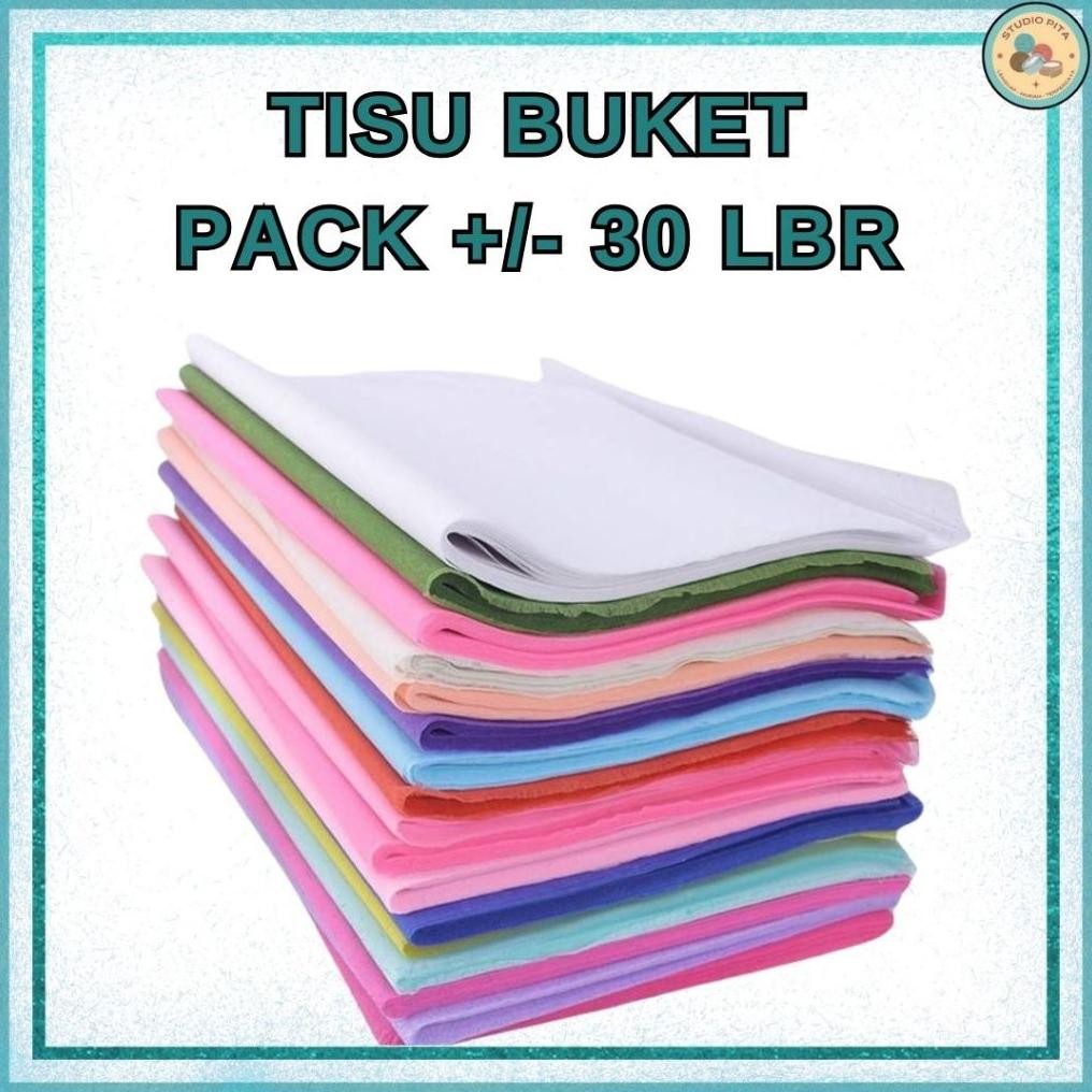 

[ 1 Pack ] Kertas Tisu Buket Bunga / Tissue Cotton Paper Flower aSt