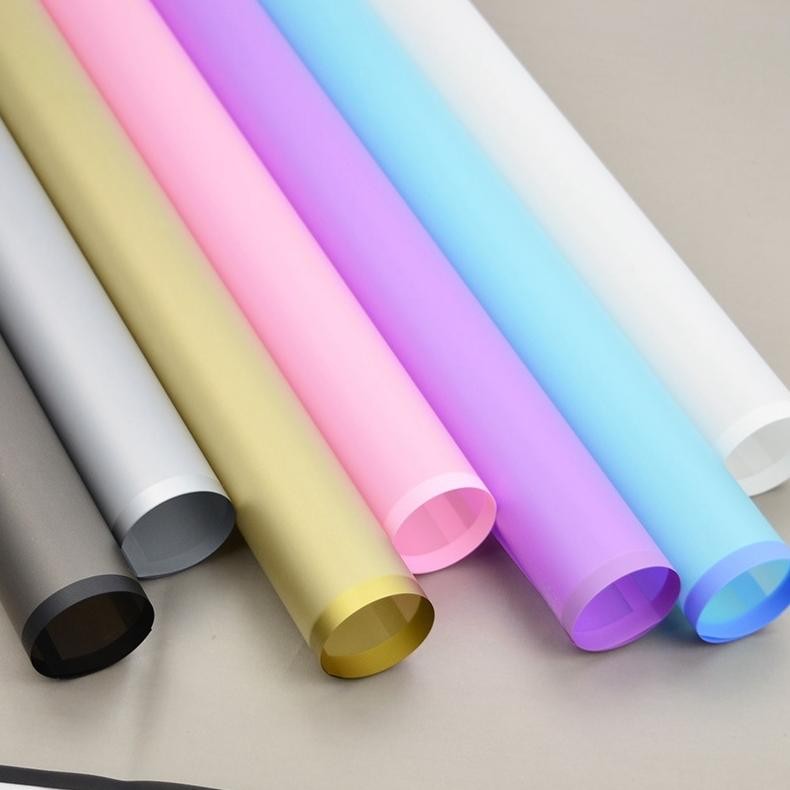 

[20 Lembar] Flower Wrapping Varian Transparant List Paper Florist Kertas Buket Bunga Cellophane Premium Quality Merek Sinowrap [GRADE A] aSt