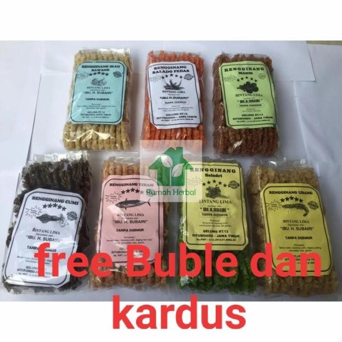 (Allthebest) Rengginang Ibu H. Subairi khas Situbondo langsung goreng bentuk PIPIH