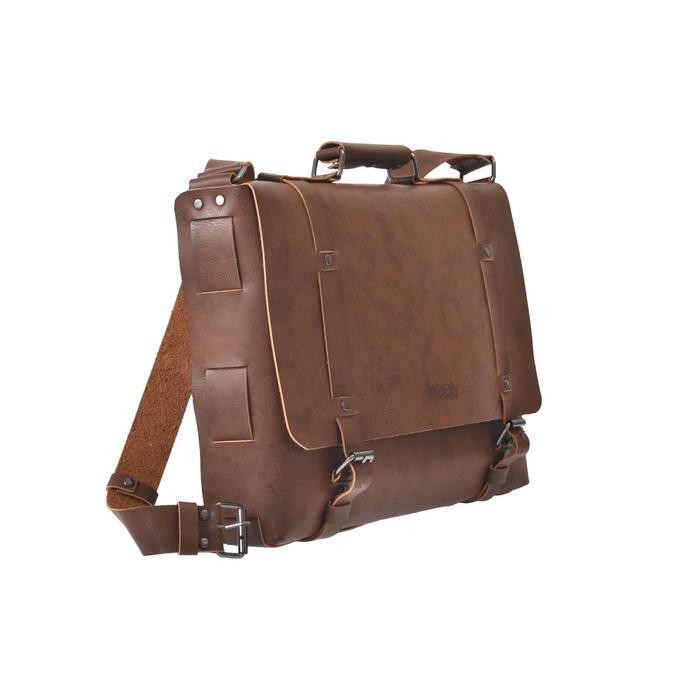 UT Tas Kulit Vintage Tanpa Jahitan - Postman Bag