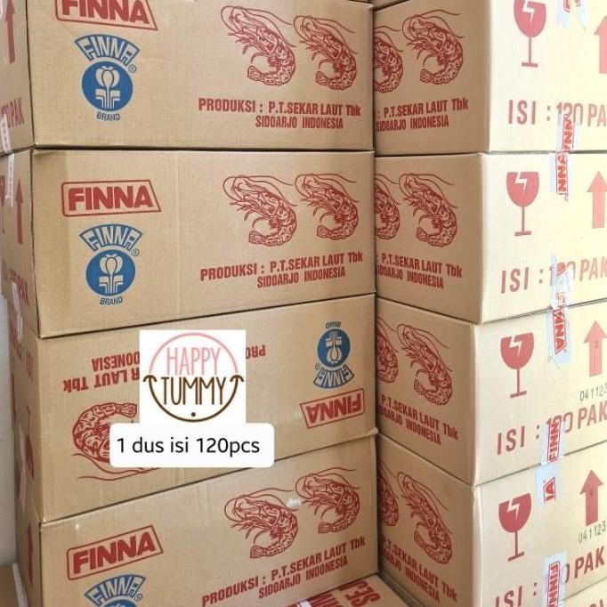 

(Allthebest) Finna kerupuk 1dus isi 120pcs udang siap makan resto katering