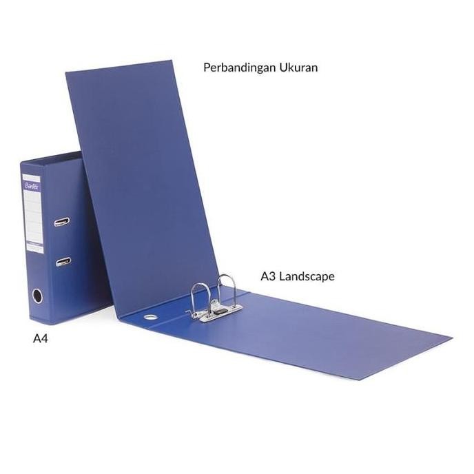 

Promo Ordner Bantex A3 Landscape 70Mm Blue - Map Arsip Ukuran Besar
