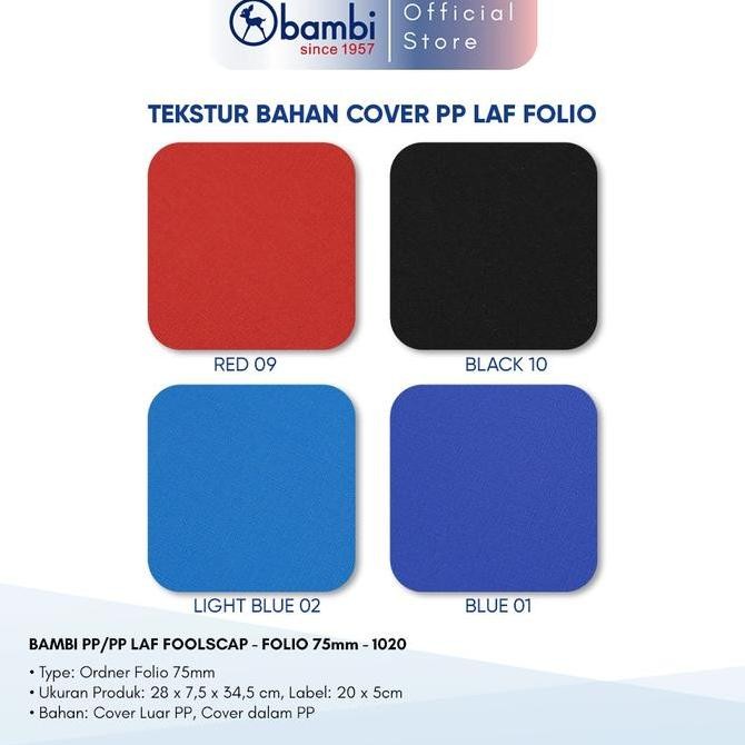 

Promo Bambi Lever Arch File Folio Jumbo 75Mm - Map Ordner Ramah Lingkungan