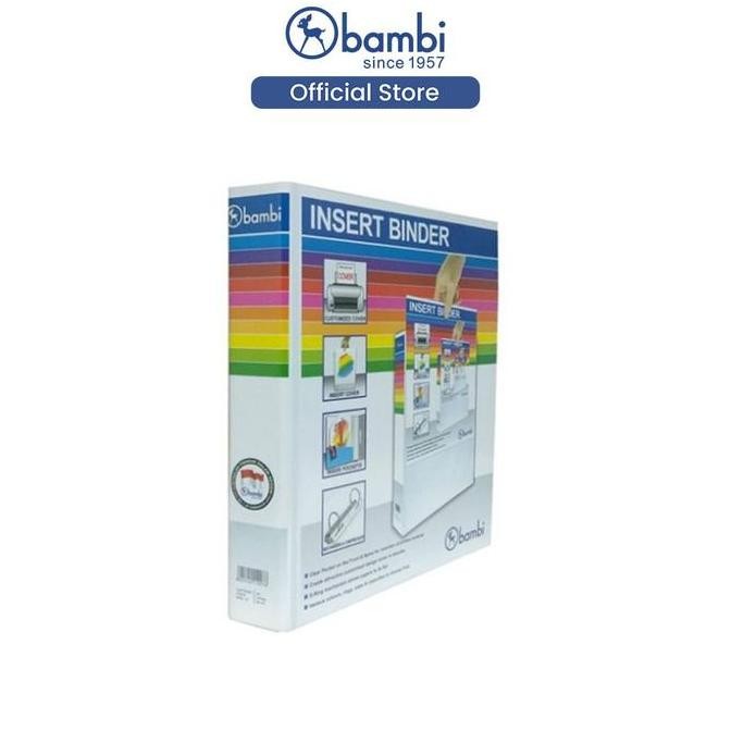 

Promo Bambi Ring Binder A4 3 Ring Type D 30Mm - Medium Size Warna Warni