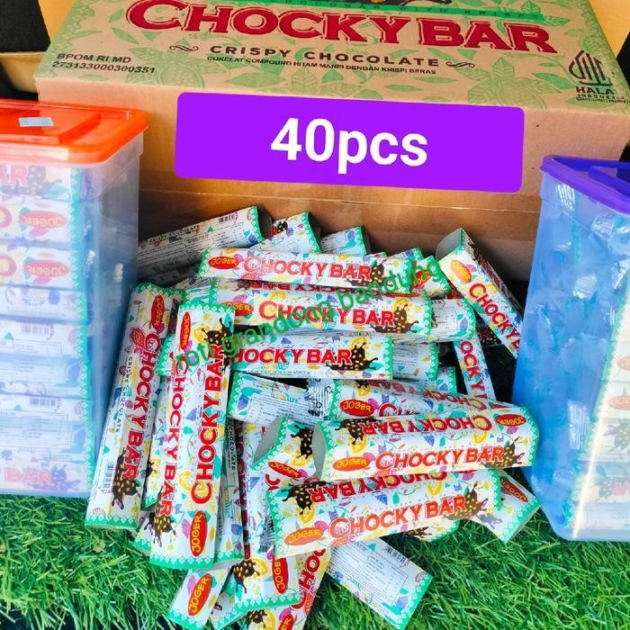 

Ccf Cokelat Chocky Bar Per Toples (40Pcs) Murah Stik Krispy Camilan Chocolate Cemilan Hitam