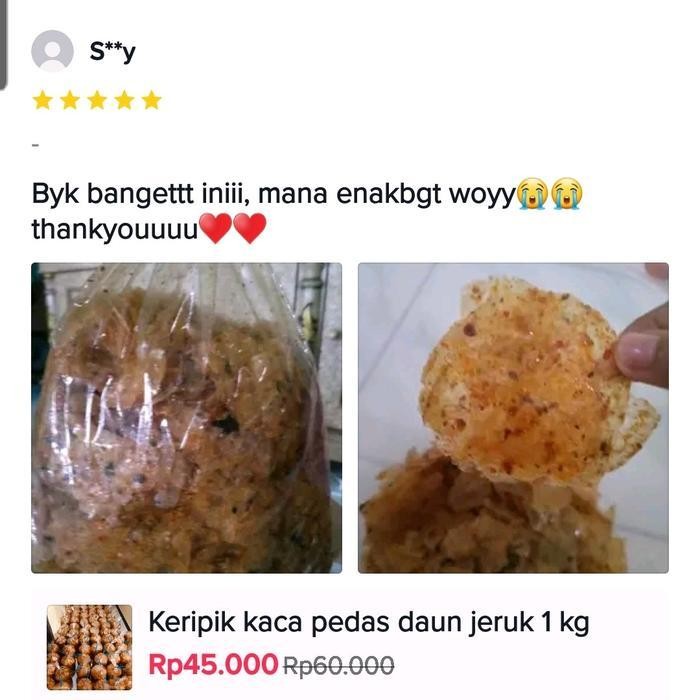 

CCF 500gr KERIPIK KACA PEDAS DAUN JERUK REMPAH MELIMPAH BISA BAYAR DI RUMAH food snacks Snack Kripca Camilan KEKINIAN Cemilan Kripik basreng viral raja ngemil