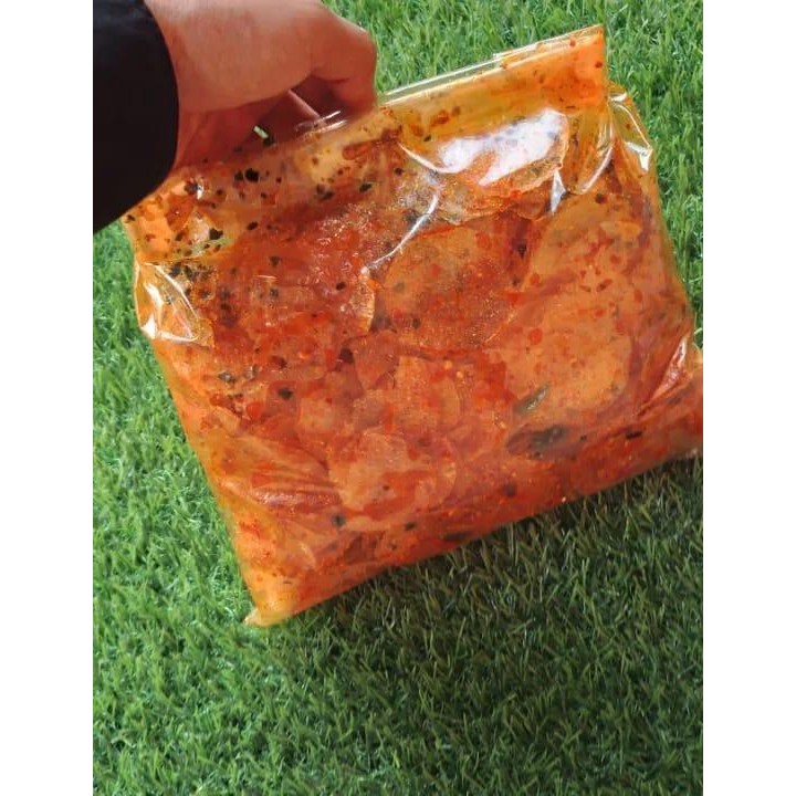 

CCF Kripik kaca viral pedas daun jeruk 500 gr KRIPCA Snack Food Cemilan Keripik Singkong