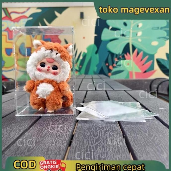 Diskon Box Display Figure Baby Three V3 - Rak Akrilik Pajangan Boneka Transparan